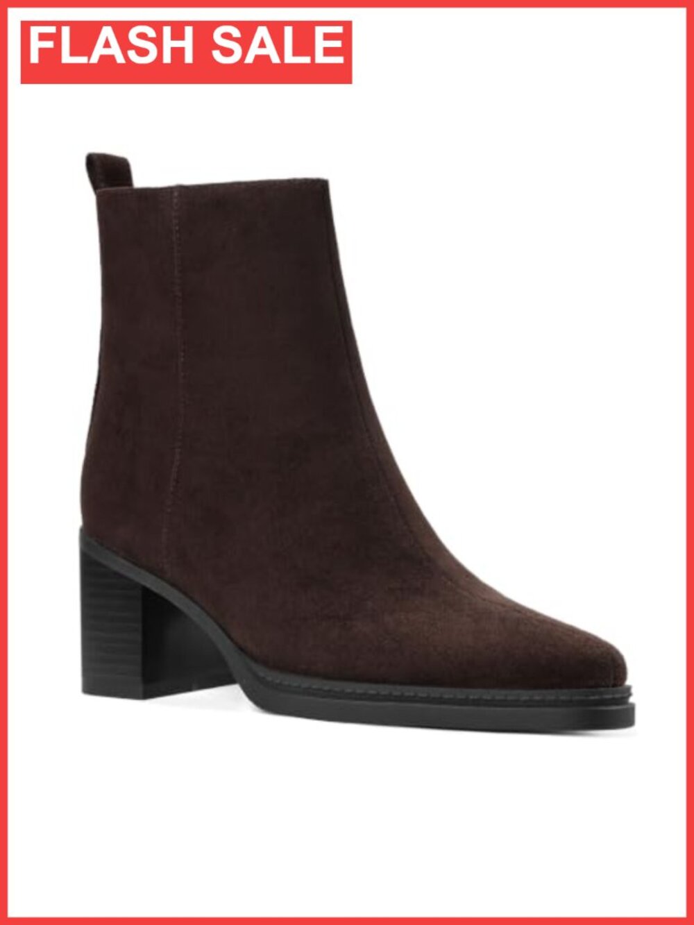 Women's Chunky Block Heel Ankle Booties Pointed Toe Side Zip Fall Winter